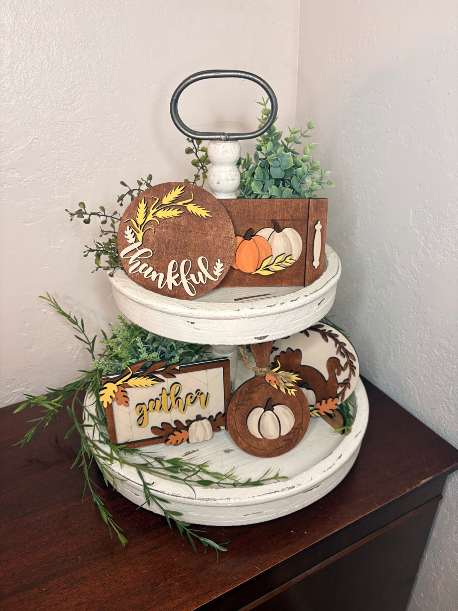 Seasonal Tiered-Tray Sets